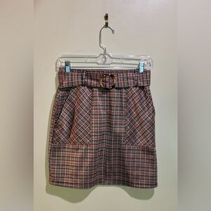 Altar’d State Plaid Skirt size M